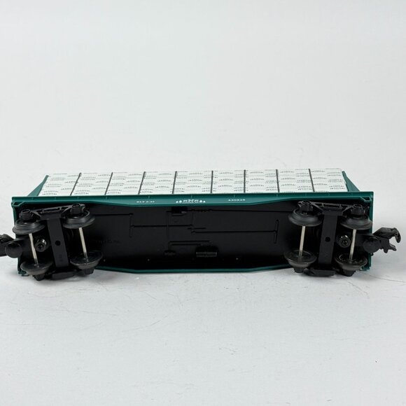 Industrial Rail O-27 Gauge IDM -7003 RNR Lumber Co Green Flatcar w/Load Boxed - Picture 8 of 12